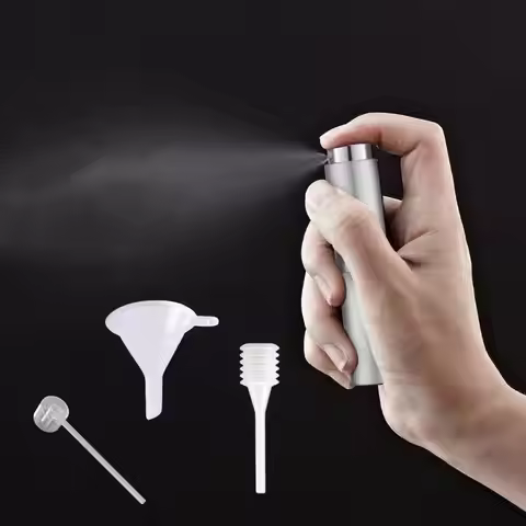 4Pcs Portable Travel Perfume Refillable Bottles 8ml Empty BPA Free Cologne Spray Containers for Busi