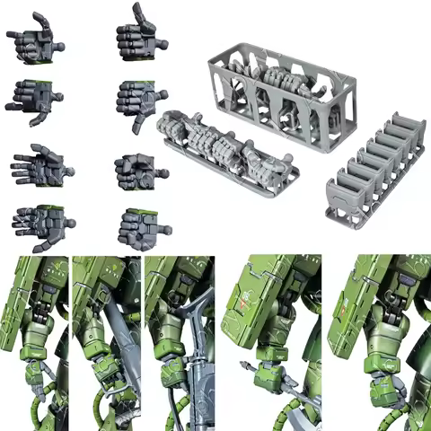 for MG 1/100 MS-06 Zaku II ver. 2.0 J F Type Char's Anubis MGH-004 RESIN 8x Fisted Rifle Trigger Baz