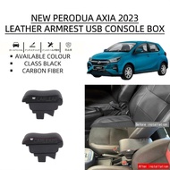 TCS NEW PERODUA AXIA 2023-2025 ARMREST CONSOLE BOX CAR ACCESSORIES ( NOT SUITABLE FOR AXIA G SPEC)