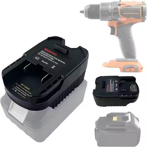 For Makita to for Ridgid/AEG Battery Adapter,Converter for Makita 18V Lithium Battery BL1850B to for