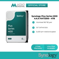 Synology Plus Series 3.5" SATA NAS Internal HDD Hard Drive Hard Disk Storage HAT3300/HAT3310  - 4TB/