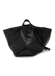 DISCORD YOHJI YAMAMOTO LARGE TULIPS LEATHER HANDBAG