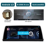 Android 13 Qualcomm 662 Touch Screen For BMW 5 Series E60 2005-2010 CCC/CIC System 4G Wifi Navigatio