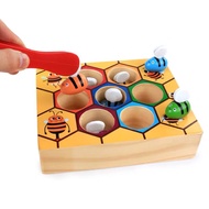 Colorful Bee Hive Color Matching Game | Wooden Toy