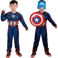 Captain America Clothes Children Muscle Costume Adult Adult Captain America Anime cos Costume