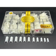 móng ống tre hsm nhám đục trong gắn móng tay nail