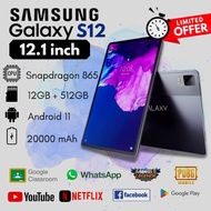 PROMOTION SALE  Samsung Galaxy S12+ Tablet {16GB RAM + 512GB ROM} Smart Tablet Android Tablet Tablet Murah