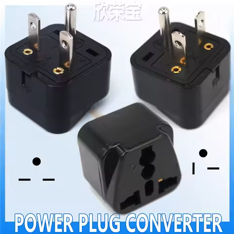 T-type electric power plug NEMA 6-15P/6-20P 250v 15A Universal america Grounded 3 Pin AC Plug US Can