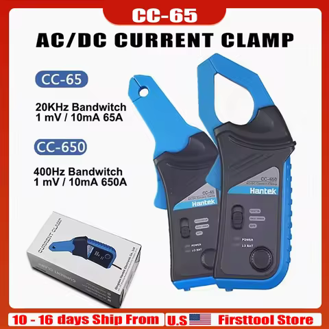 Hantek CC-65/CC-650/CC-800 Multimeter, Suitable For AC 20KHz Bandwidth 1MV/10mA 65A Oscilloscope, Wi