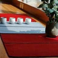 2019新款雙面水波紋山羊絨坐墊桌墊杯墊雅緻舒適有情調