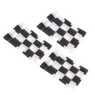 Checkered Golf Flags with Tube Inserted,8” L x 6”H Mini Putting Green Flags for Yard Indoor Outdoor 