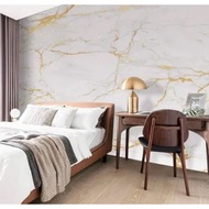 Cream Marble Wallpaper 8m to/d 9m x 45cm