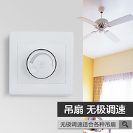 86 Type Fan Speed Regulator Switch Stepless Speed Regulator Switch Power 300W Fan Speed Regulator Ce