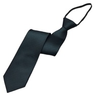 Ready-Made Tie Woven Fabric Green Color With Built-In Pattern Looks Not Too Smooth Quality Brand Med