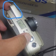 Used 二手 Olympus mju ZOOM WIDE 80 （閃光燈不能提昇需手動頂出來用）原裝盒,小脚架, 原裝套, 搖控, 手繩, 送一粒CR123A電池