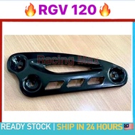 Suzuki RGV120 RGV 120 RGV-120 Exhaust Cover Muffler Protector Plate Black Hitam Ekzos Exzos Ejos Cov