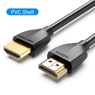 Vention สาย HDMI Slim HDMI To HDMI 2.0 HDR 4K 60Hz สาย HDMI ความเร็วสูงสำหรับ Splitter Extender 1080P สำหรับ PS4 HDTV Projector 0.5M 1M 3M 5M สาย HDMI สาย HDMI PC ไปยังทีวีสาย HDMI ARC สาย HDMI 2.0