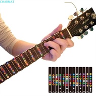 CHARMAT Guitar Note Sticker Learning Guitar Accessories Frets Note Decal Fingerboard Stickers Musica