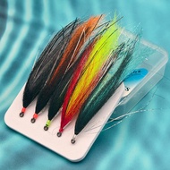 ANFS 5pcs/Box Fly Fishing Flies -Streamer Flies for Freshwater Fishing Trout Fly Fishing Gift Fly Fi