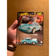 Hot Wheels Premium Boulevard Porsche 911 Type 964 Tiffany Blue Light Blue Japan Card
