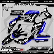 Yamaha WR 155R Supermoto Full Body Decal - wr 155 Custom supermoto accessories