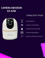 CAMERA KB-A3W QUAN SÁT TRONG NHÀ XOAY 360 ĐÀM THOẠI 2 CHIỀU