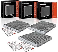 A-Premium 3-PC Cabin Air Filter with Activated Carbon Compatible with Hyundai Ioniq & Kia Niro 2017-