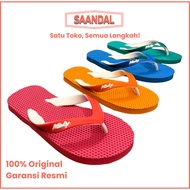 HIJAU MERAH MELY TOGO DURI Men's 5-Button Rubber Flip-flops Unisex Kids' Red Greenbiru ORANGE