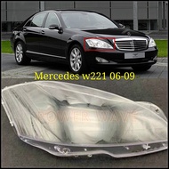 MERCEDES W221 2006-2009 HEADLAMP COVER HEADLAMP LENS HEADLAMP CASING (HARGA SEPASANG)