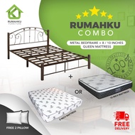 [FREE SHIPPING] HEAVY DUTY 911 SOLID CALLA QUEEN/SINGLE Metal Bed (Queen Size)/Katil Besi Queen / So