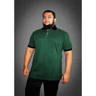 POLO SHIRT PLUS SIZE | SAIZ BESAR | BIG SIZE POLO SHIRT | GREEN| SIZE [3XL-9XL]