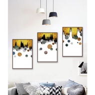 Print Laminate wood press ABSTRACT PAINTING - Model 26 (3 HCN 3x20x30, 3x30x40, 3x40x60). PRINT PHOT