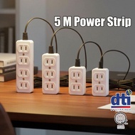 4 Gang 5 Meter Wire Cord Power Socket Wire Extension 2 3 4 Gang Moveable Extension Multi-function Co