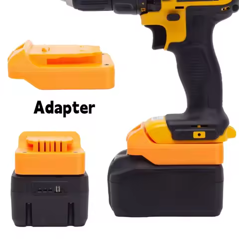 For Aldi Ferrex 20V Li-ion Battery TO DeWalt 18V 20V Cordless Electric Drill Tools Battery Adapter/C