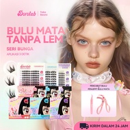 [SHIP ON 24 HOURS] DOROLAB Eyelash Glue-free Eyelash Flower-Serise Tulip False Eyelashes Reusable 11