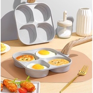 Large and deep 4-hole maifanshi egg frying pan, egg Burger pan, pan, Breakfast pan, artificial fried