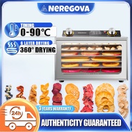 ❗3 Years Warranty❗6 Trays dehydrator/Stainless Steel food dehydrator/Fruit Vegetable Meat Food Dryer