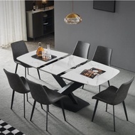 TSST E01 Extendable Dining Table, Extendable Sintered Stone Table