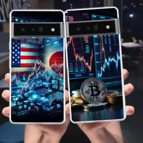 Investment Forex Stock Market Phone Case Cover for Google Pixel 10 9 8 7 6 5 4 4XL Soft TPU 7A 6A 5A