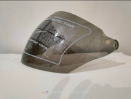 KACA helm VOG Sonic MAZ Sonic shope food half face pelangi silver smoke bening visor helmet