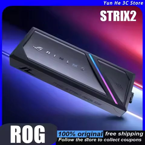 ROG Strix Arion 2 SSD Enclosure Black 20Gbps Flagship Portable SSD Enclosure Compact Portable Minima