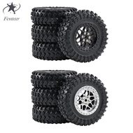 [Fenteer] 4x 1/12 1/16 RC Car Wheels And Tires Accessories High-Performance Replacement Part for 98 