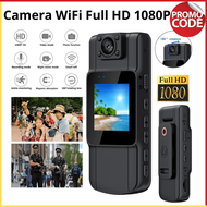 PROMO TERBARU JOZUZE Body Cam Mini Camera Full HD 1080P Rotating Lens 1000mAh / Kamera Mini Digital 