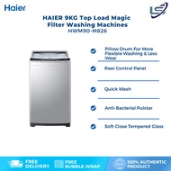 HAIER 9KG Top Load Magic Filter Washing Machines HWM90-M826 | Magic Filter x2 | Pillow Drum | Soft C