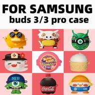 for Samsung Galaxy Buds3/buds 3 Pro Shockproof Headphone Case Cover Galaxy Buds 3 pro Shockproof Sil