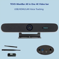 Tenveo 4K Video Conference Camera | AI Voice Tracking Video Bar | USB HDMI LAN | EPTZ 5X Digital Zoo