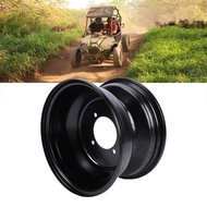 funygame.my 19x7-8 8 Inch ATV Front Wheel Rim 4 Bolt Holes 19x7.00-8 High Strength Steel Hub for Go 