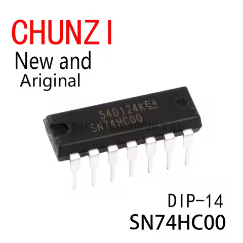 100PCS New and Original Integrated IC SN74HC00 74HC00 74HC00 DIP-14 SN74HC00