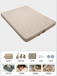 Automatic Inflation Deflation Double Air Mattress Bed