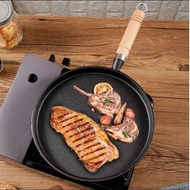 Non-stick Cast Iron Pan, Cast Iron Pan for Pancakes, Non-Stick Frying Pan
